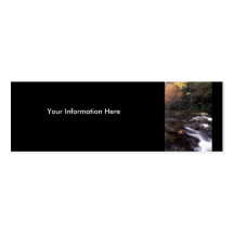 profile or business card, landscape & cascade