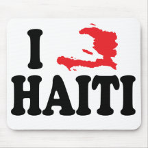 Profit to Unicef - I Heart Haiti Mousepad