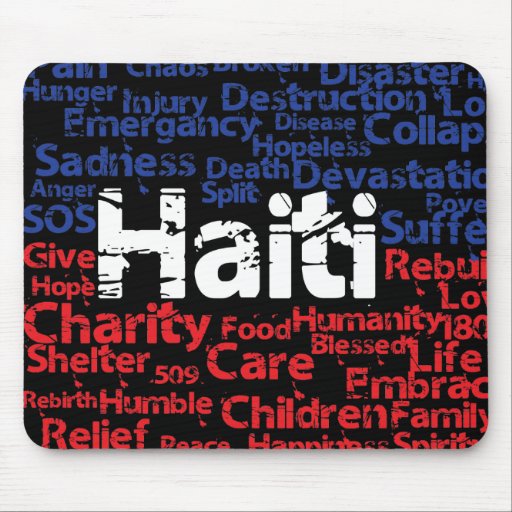 Profits to Unicef - Haiti Tags Mousepads