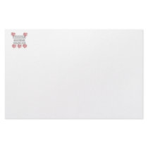 Progeria: Short Time, Great Lives with red hearts Custom Stationery