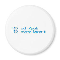 Programmer Beer - Geek, Nerd, Gamer, Gaming Fridge Magnets