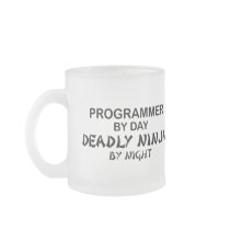 Programmer Deadly Ninja by Night Mugs