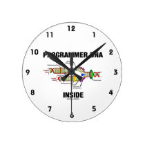 Programmer DNA Inside (DNA Replication) wall clocks