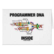 Programmer DNA Inside (DNA Replication) Card