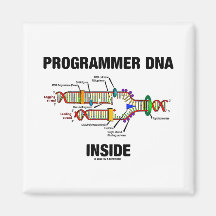 Programmer DNA Inside (DNA Replication) Magnet