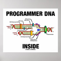 Programmer DNA Inside (DNA Replication) posters