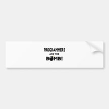 Programmers Are The Bomb! Bumper Stickers