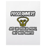 Programmers...Regular People, Only Smarter Letterhead Design