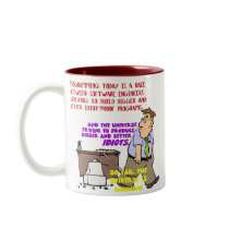 Programmers versus the Universe (1) Coffee Mug