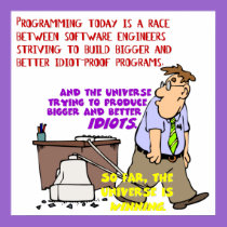 Programmers versus the Universe (1) posters