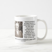 Progrès de mécontentement d'agitation de Thomas Ed Mugs À Café