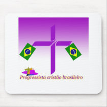Progressista Cristão brasileiro Logo Mousepad