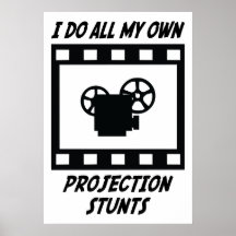Projection Stunts Poster