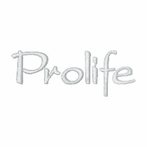Prolife Embroidered Polo