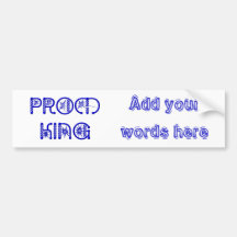 Prom King Bumper Stickers