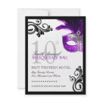 Prom Masquerade Invitation
