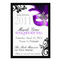 Prom Masquerade Invitation