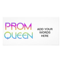 Prom Queen Photo Greeting Card