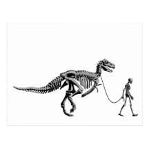 PROMENADE DE DINOSAURE CARTE POSTALE