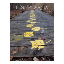 Promenade de la Pennsylvanie par la carte postale 