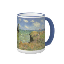 Promenade Pourville, Monet, impressionisme vintage Tasse
