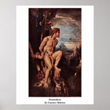 Prometheus By Gustave Moreau Posters