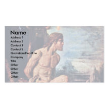 Prometheus By Moreau Gustave Business Card Templates