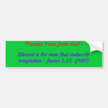 Promise Verse from God ! Bumper Sticker