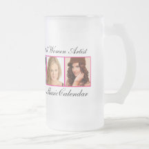 PROMO 5 BRILLIANT WOMEN FROM MYSPACE CALENDAR COFFEE MUG
