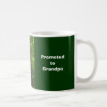 Promoted to Grandpa Coffee Cup Mugs Redwoods