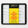 Promotional 2011 Calendar Mousepad