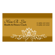 Promotional Lotus Garden Business Card Template