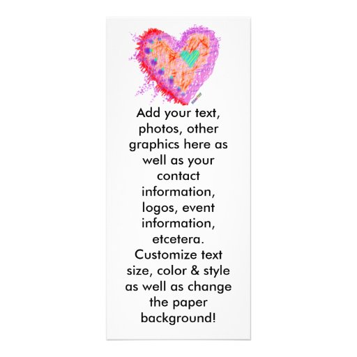 PROMOTIONAL RACK CARDS - Happy Heart