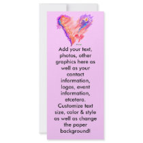 PROMOTIONAL RACK CARDS - Heart Felt
