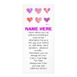 Promotional Rack Cards - Pop Art Crazy Hearts 2