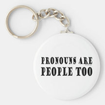 Pronouns Keychains