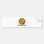 Proof Is In The Pi (Pi On Baked Pie) Bumper Sticker