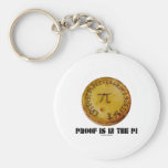 Proof Is In The Pi (Pi On Baked Pie) Key Chain