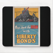Propaganda Poster "Beat Back the Hun" Mouse Pad