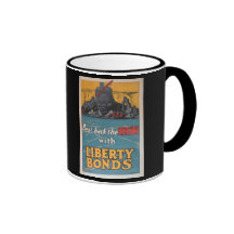 Propaganda Poster "Beat Back the Hun" WWI Mug