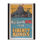 Propaganda Poster "Beat Back the Hun" WWI postcards
