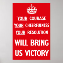 Propagande britannique de 2ÈME GUERRE MONDIALE Affiche