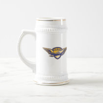 Propeller Airplane Shield Wings Retro Coffee Mugs