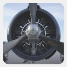 Propeller Square Sticker