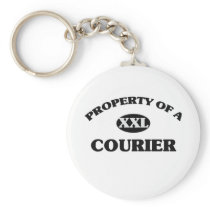 Property of a COURIER Key Chains
