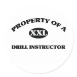 Property of a DRILL INSTRUCTOR stickers