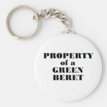 Property of a Green Beret Key Chains