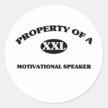 Property of a MOTIVATIONAL SPEAKER Sticker