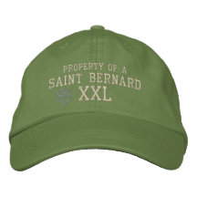 Property of a Saint Bernard Embroidered Hat