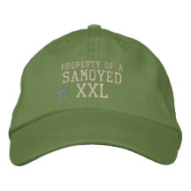 Property of a Samoyed Embroidered Hat